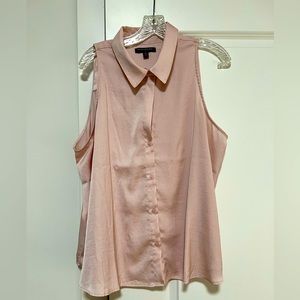 Banana Republic dusty pink washable blouse